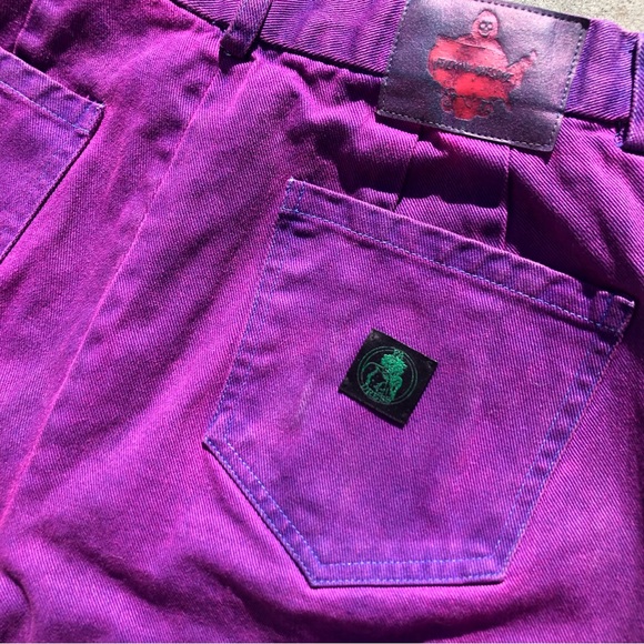 SOLD - Reworked Pleated Denim Pants - Picture 8 of 11